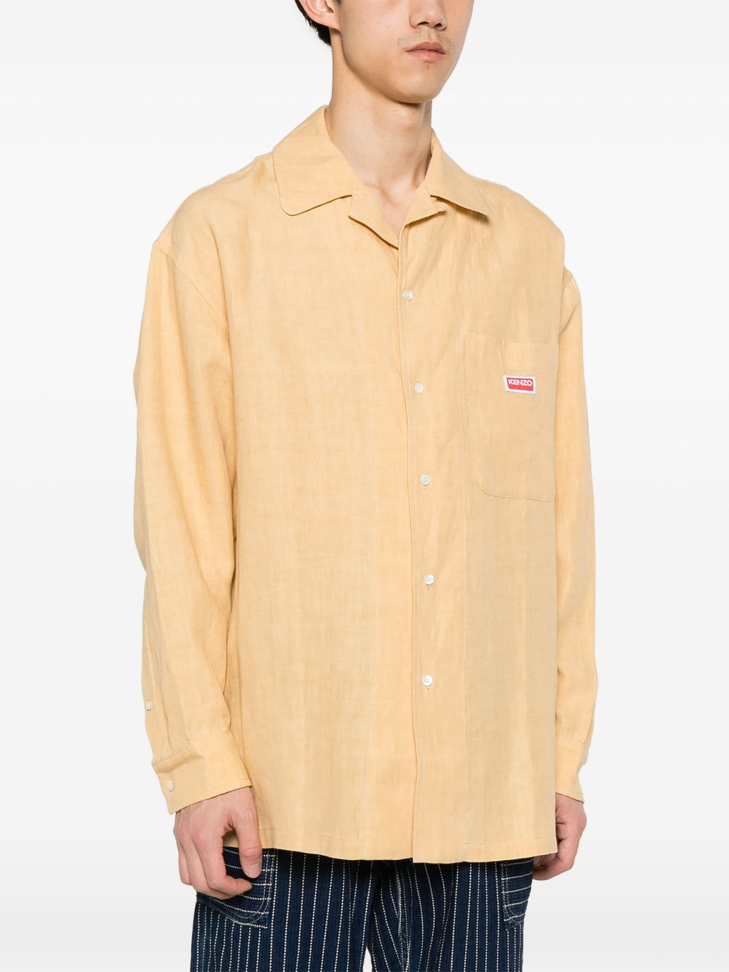 OVERSIZE LS HAWAIIAN SHIRT