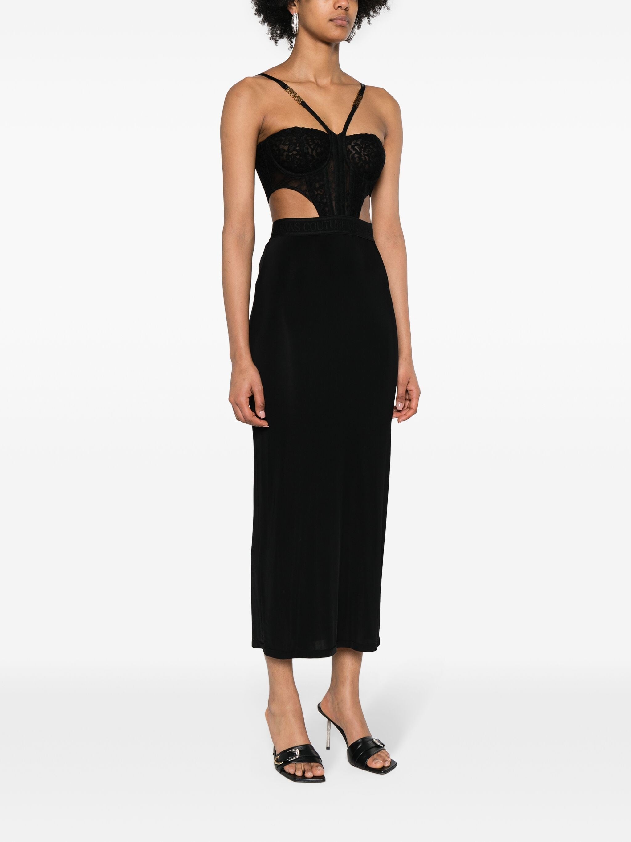 BUSTIER PLAQUE DRESS