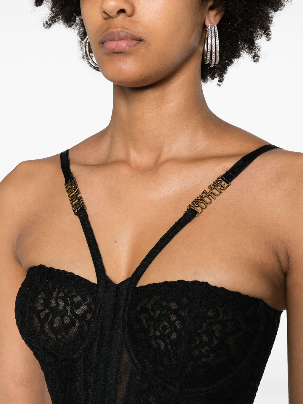 BUSTIER PLAQUE DRESS