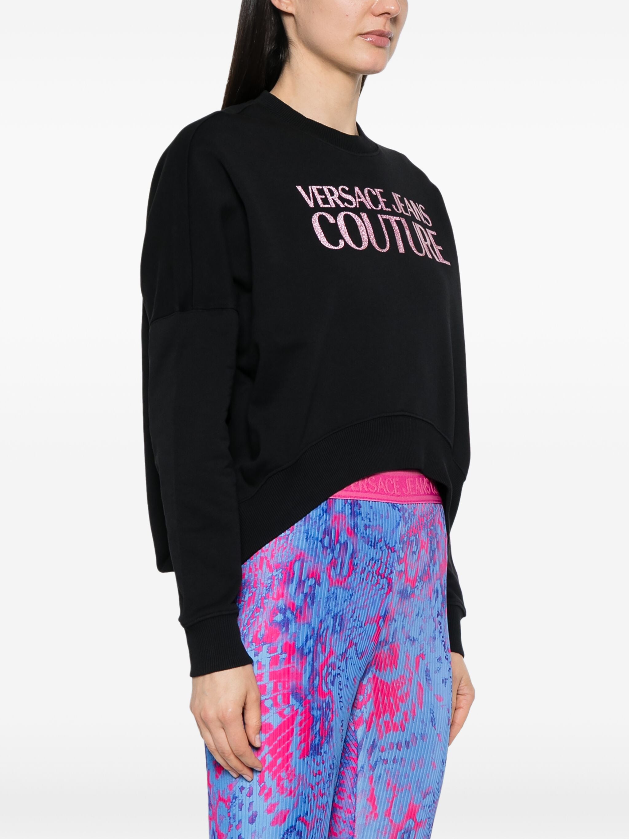 LOGO GUMMY GLITTER SWEATSHIRTS