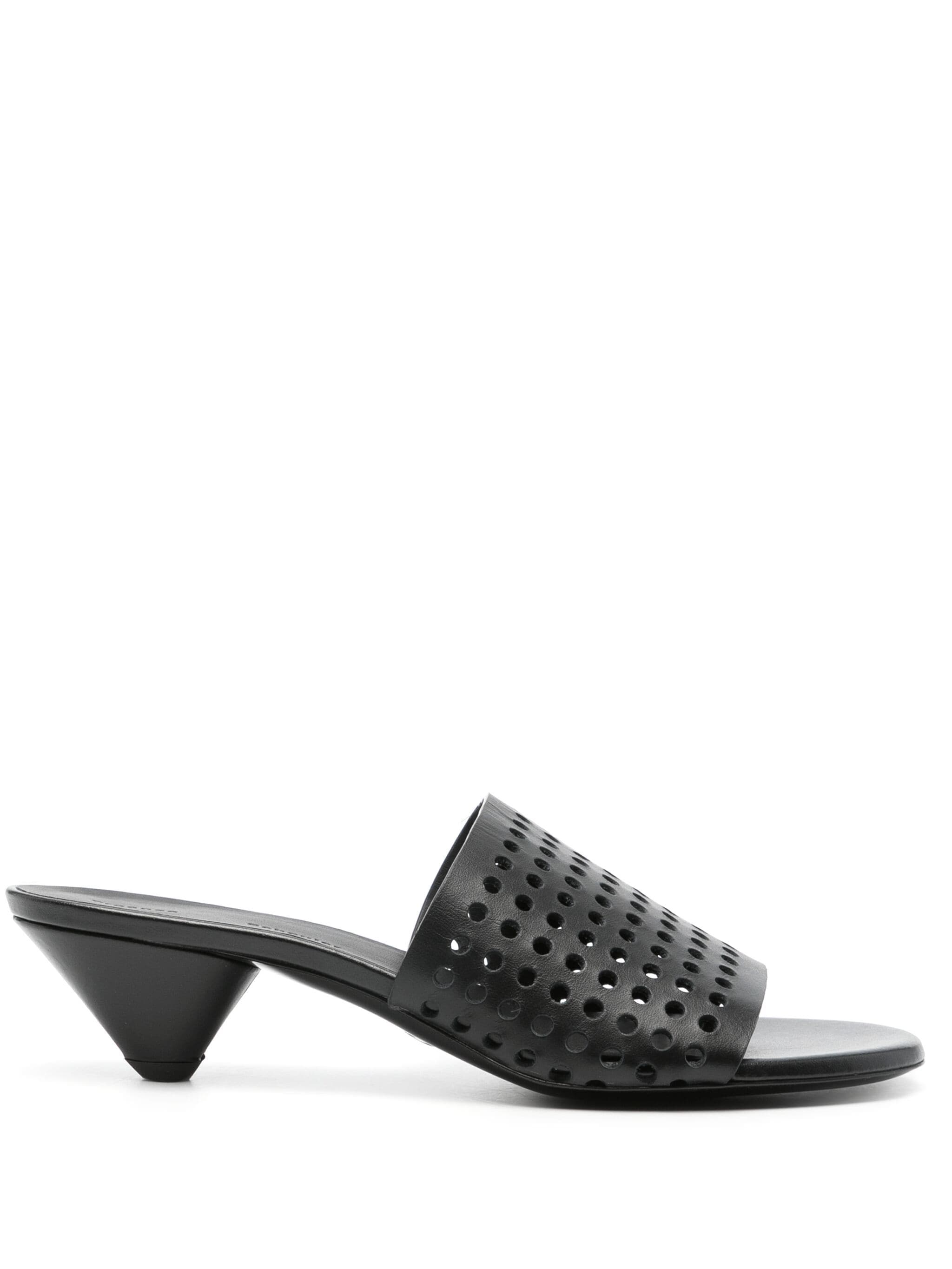 PERFORATED CONE SANDALS - 40MM