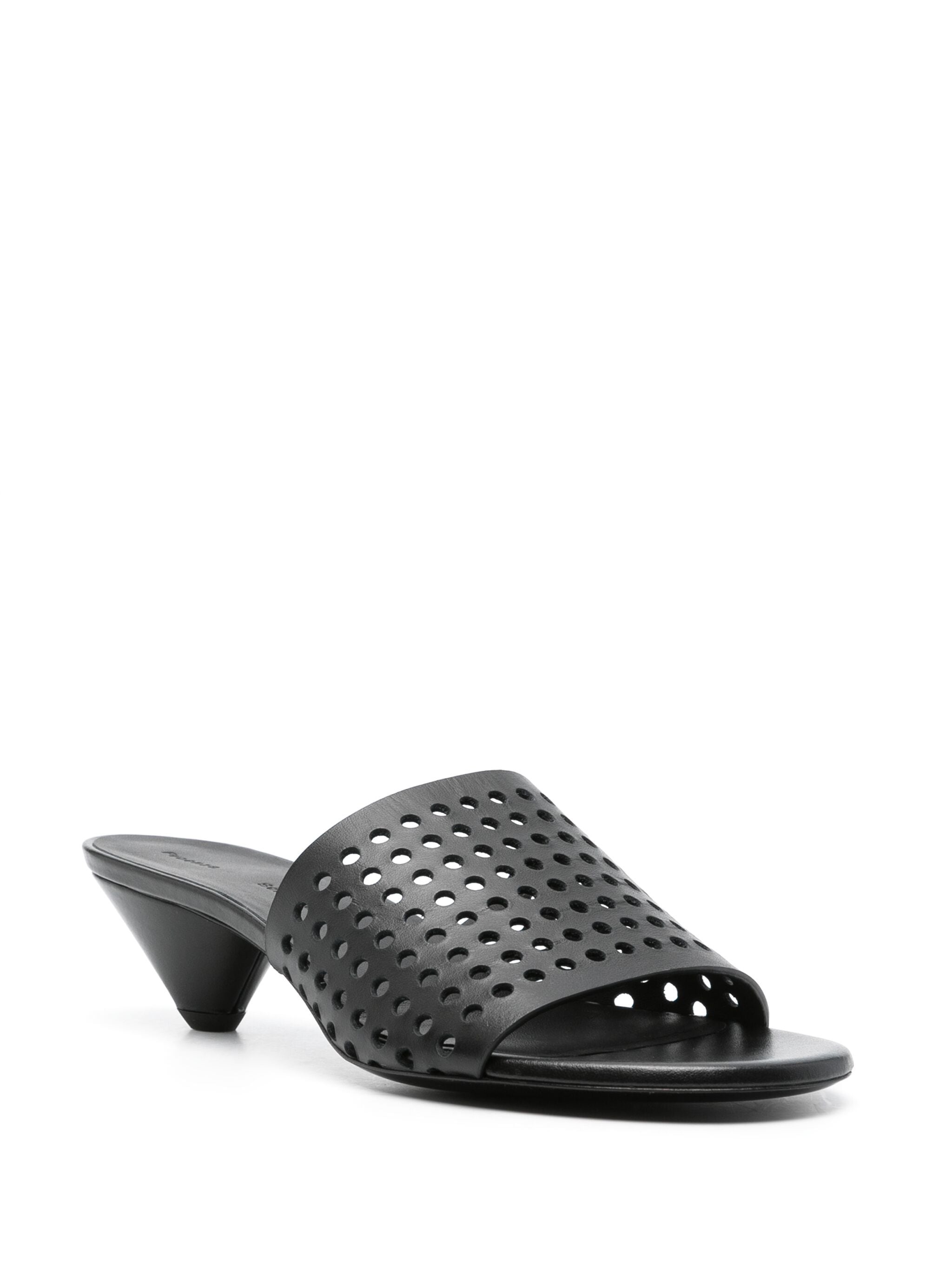 PERFORATED CONE SANDALS - 40MM