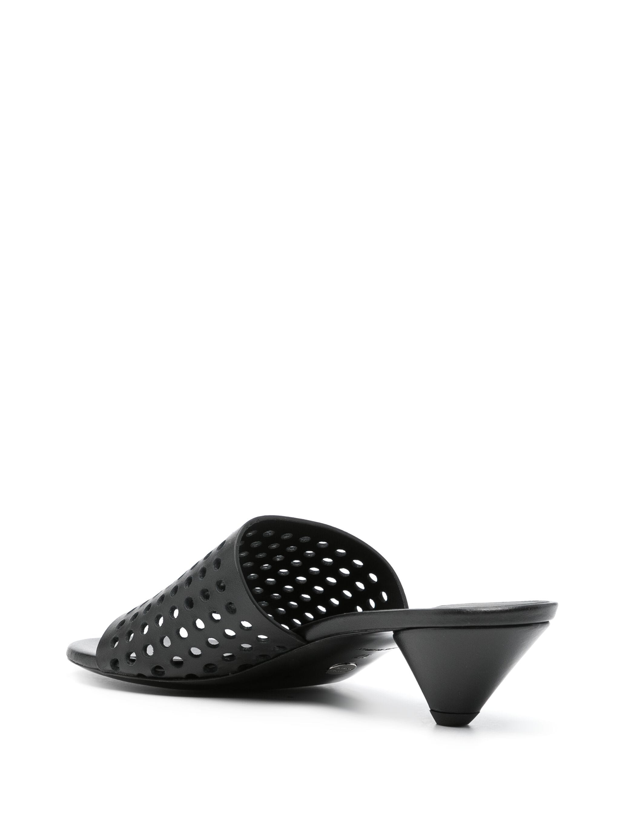 PERFORATED CONE SANDALS - 40MM