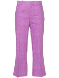 MISO STRIPE PANTS SLIM CROPPED