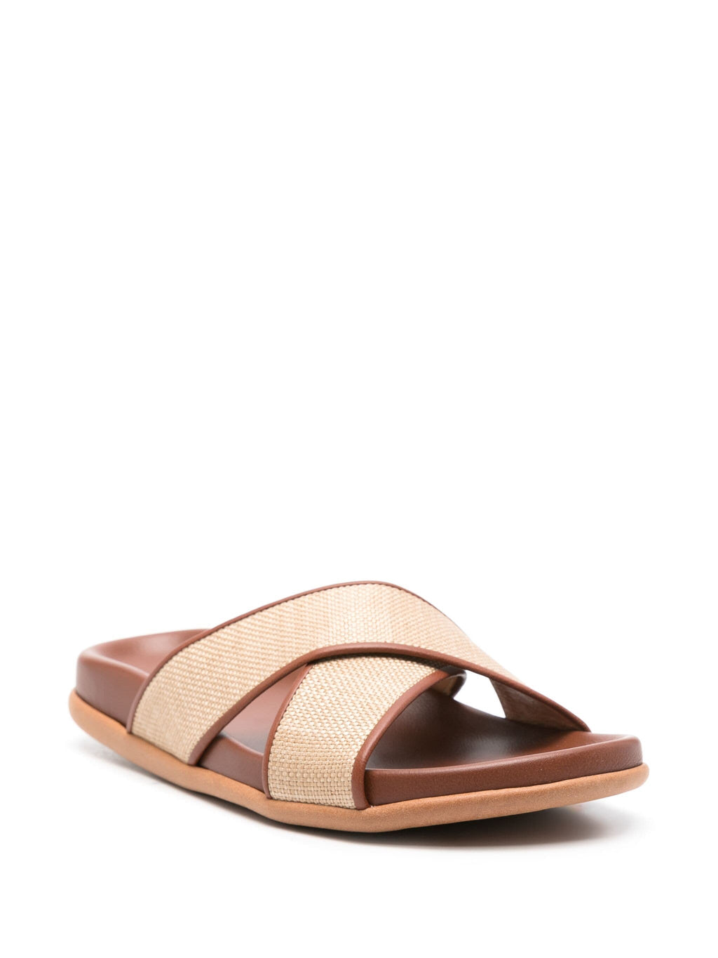 THAIS FOOTBED NAPPA/RAFFIA