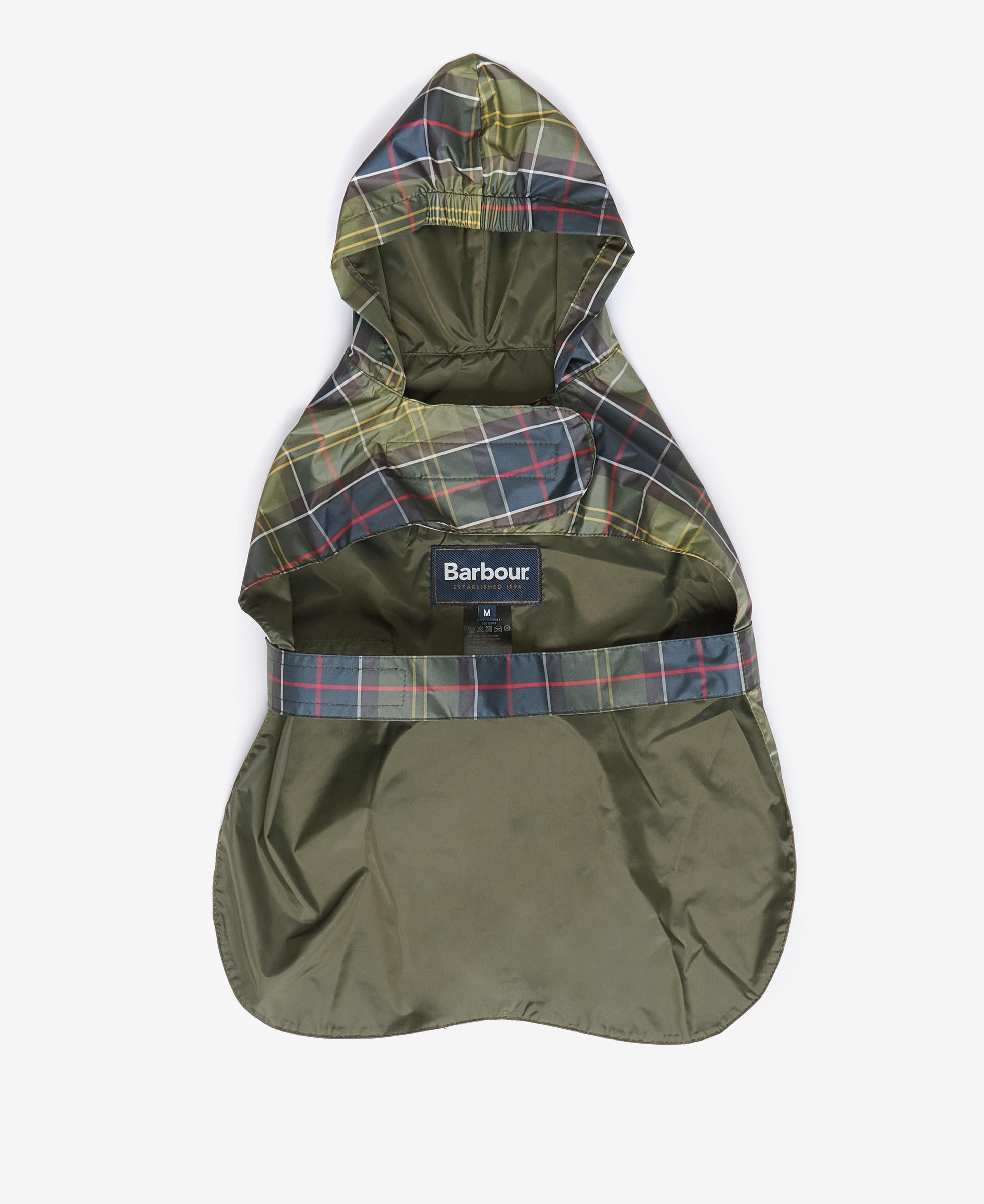 PACKABLE TARTAN DOG COAT