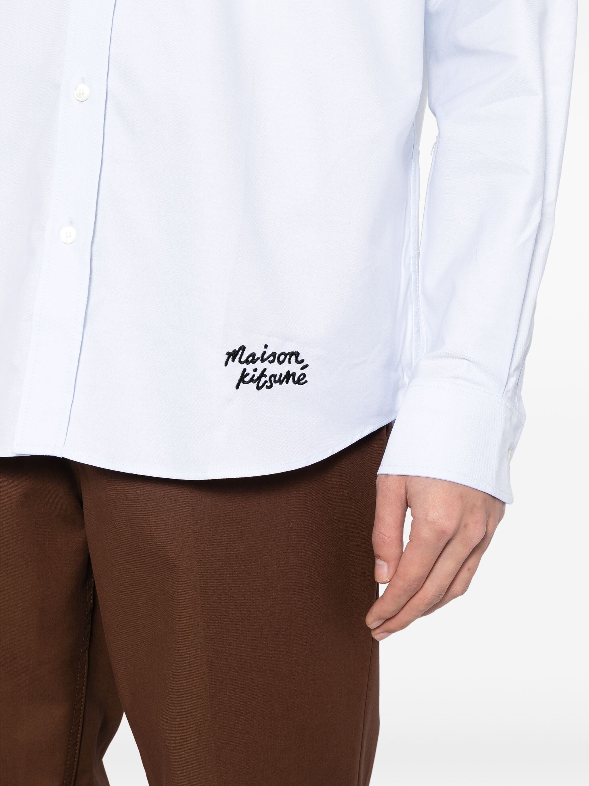 MAISON KITSUNE HANDWRITTING CASUAL BD SHIRT