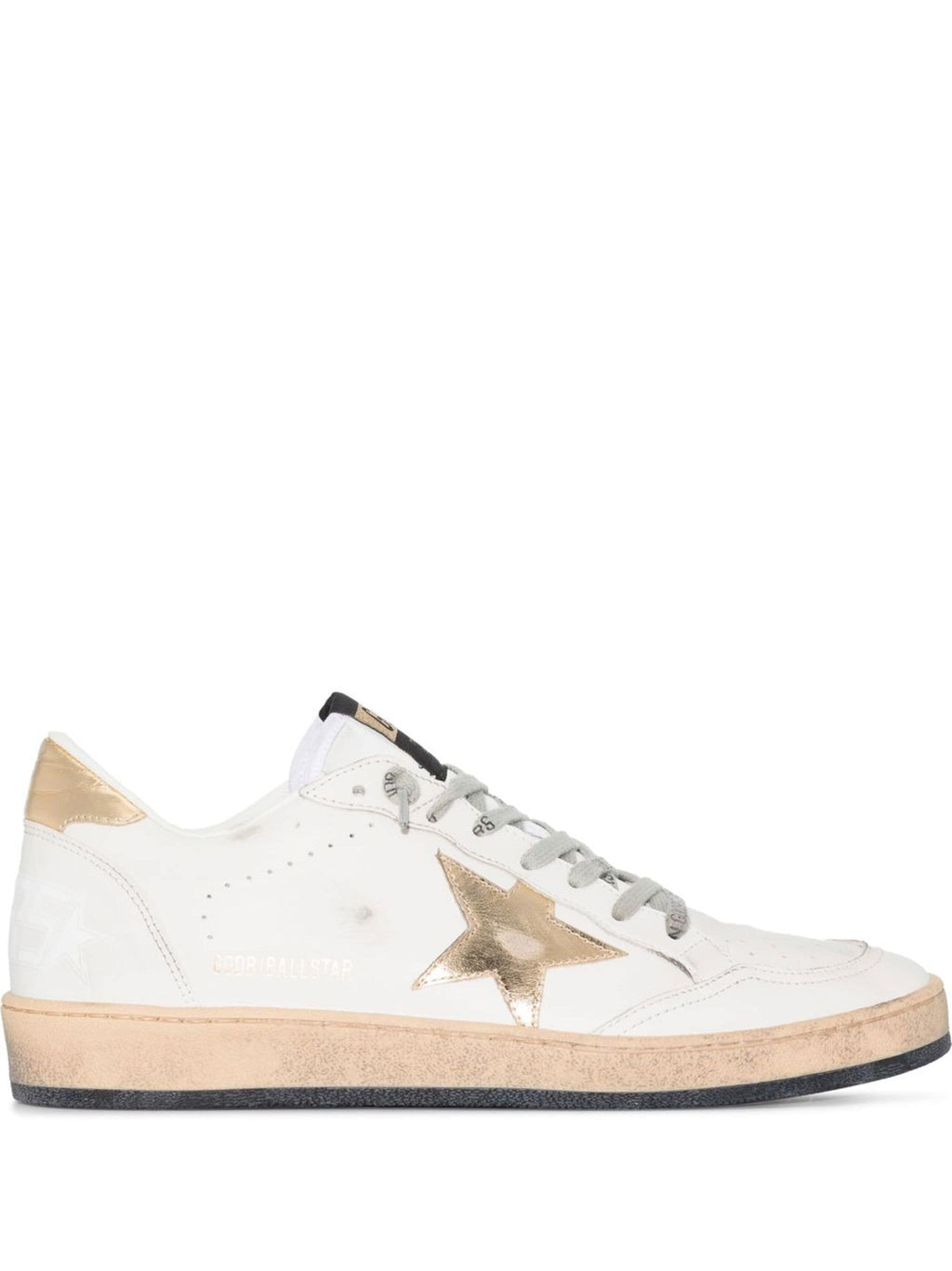 BALLSTAR LEATHER UPPER LAMINATED STAR AND HEEL