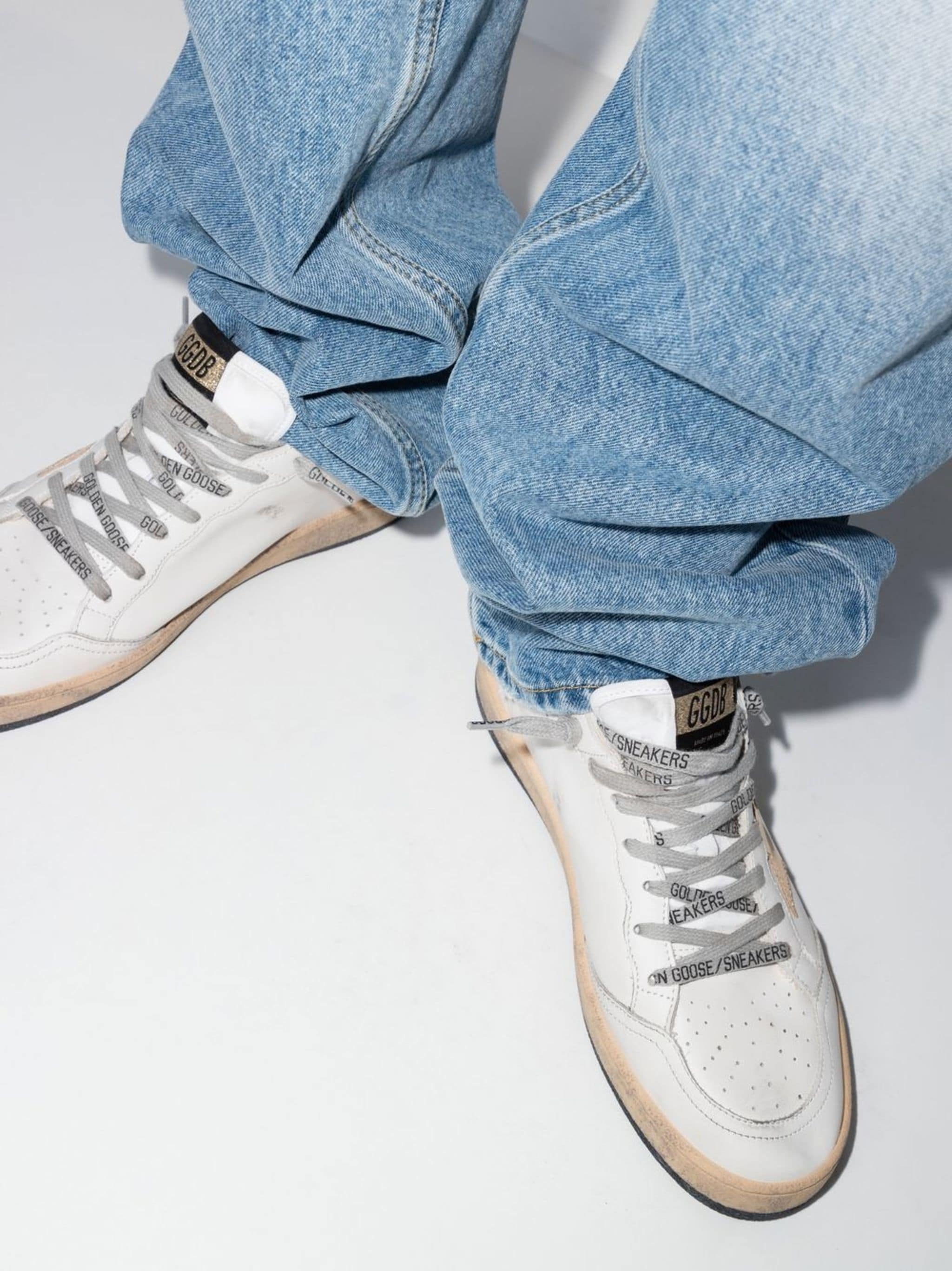 BALLSTAR LEATHER UPPER LAMINATED STAR AND HEEL