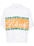 RHUDE LINEN CUBAN SHIRT