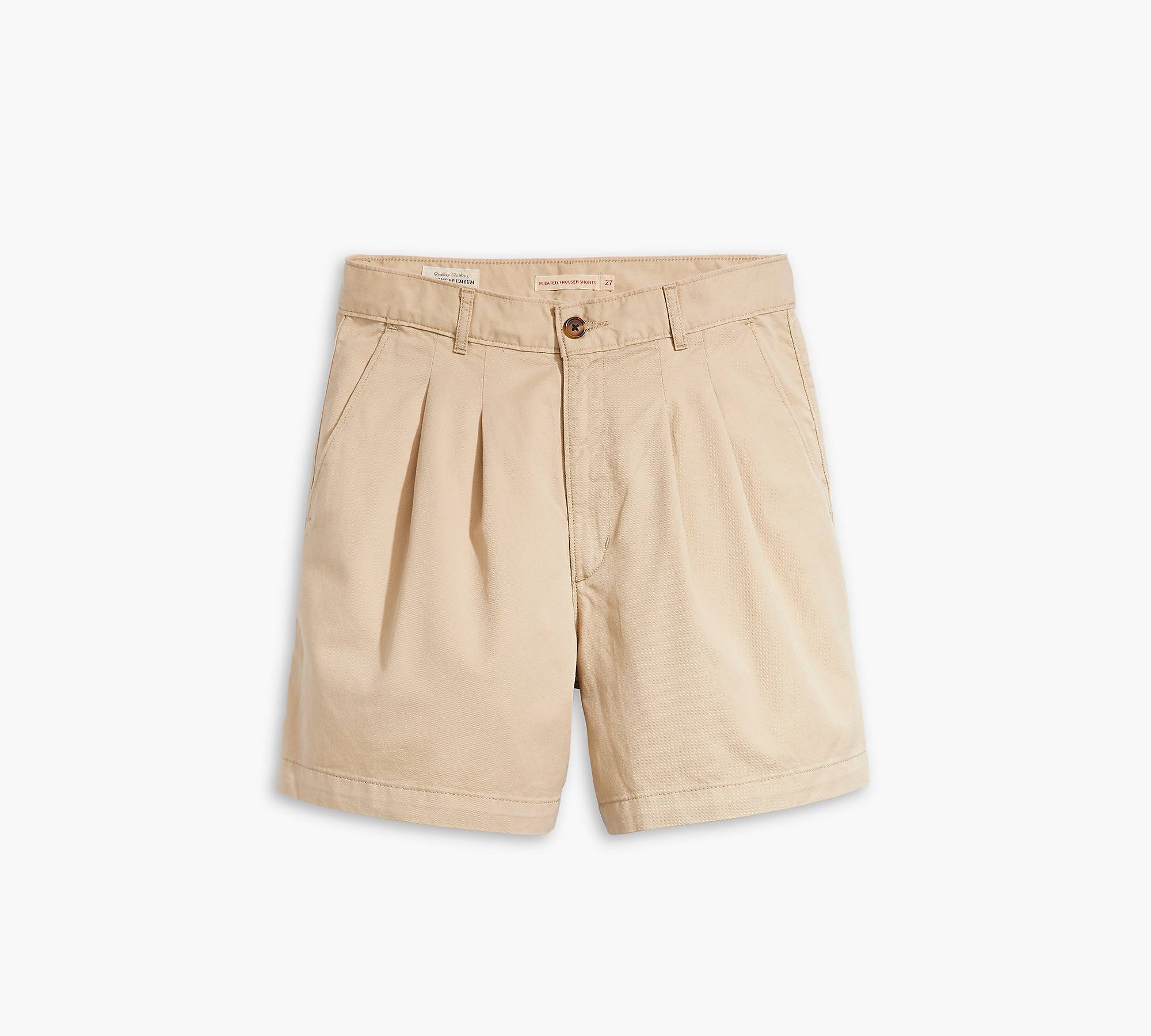 PLEATED TROUSER SHORT