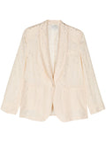 habotai silk and crystals jacket