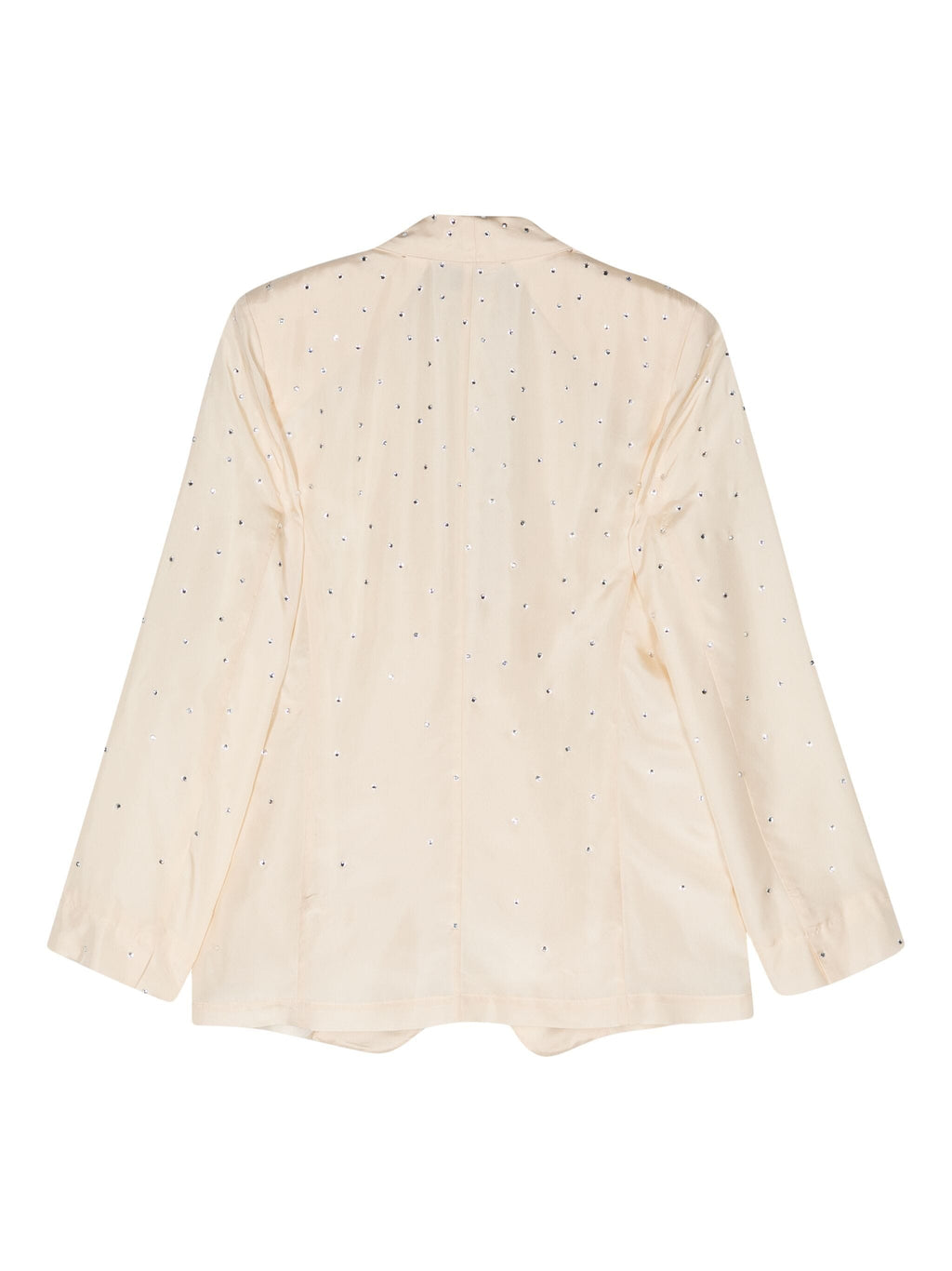 habotai silk and crystals jacket