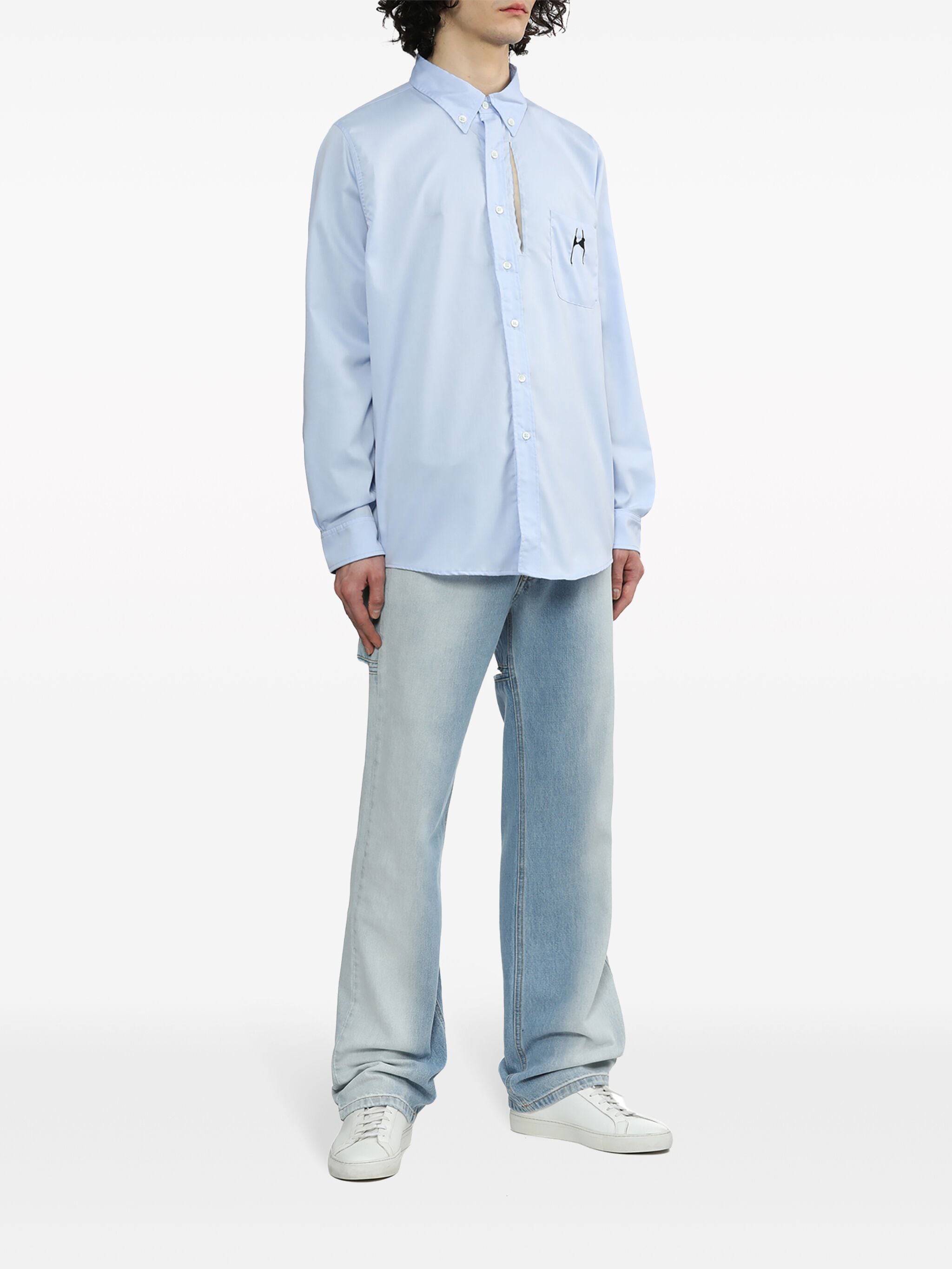 LONG SLEEVE SHIRT WITH BRA LOGO