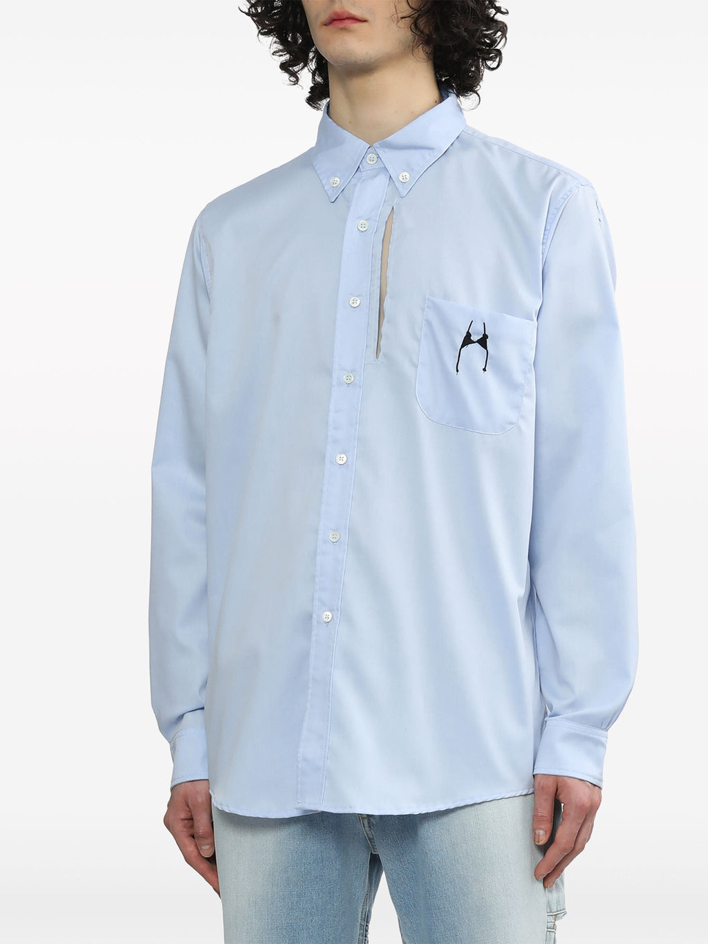LONG SLEEVE SHIRT WITH BRA LOGO