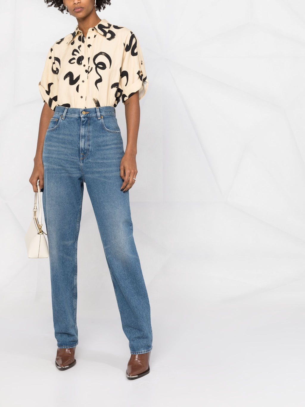 GOLDEN W`S KIM MEDIUM STONE WASHED DENIM