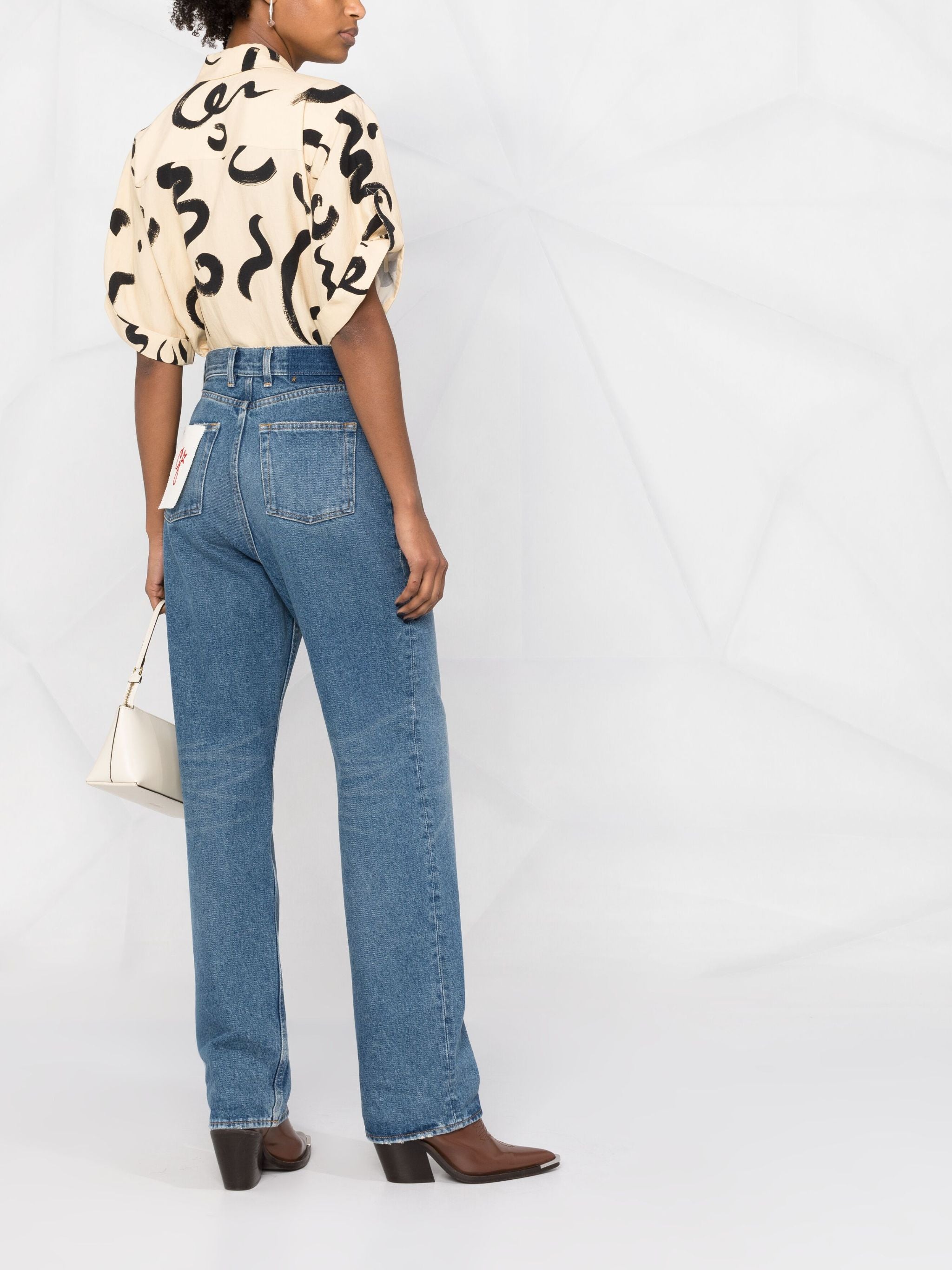 GOLDEN W`S KIM MEDIUM STONE WASHED DENIM