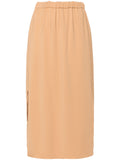stretch cady crepe pencil skirt