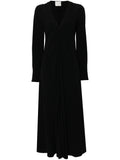 envers satin long sleeves dress