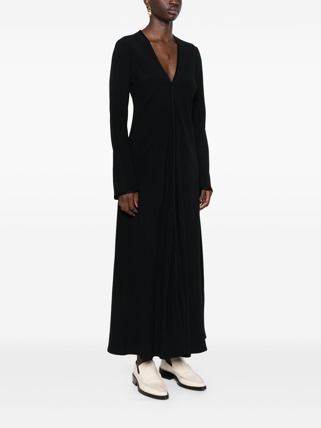 envers satin long sleeves dress