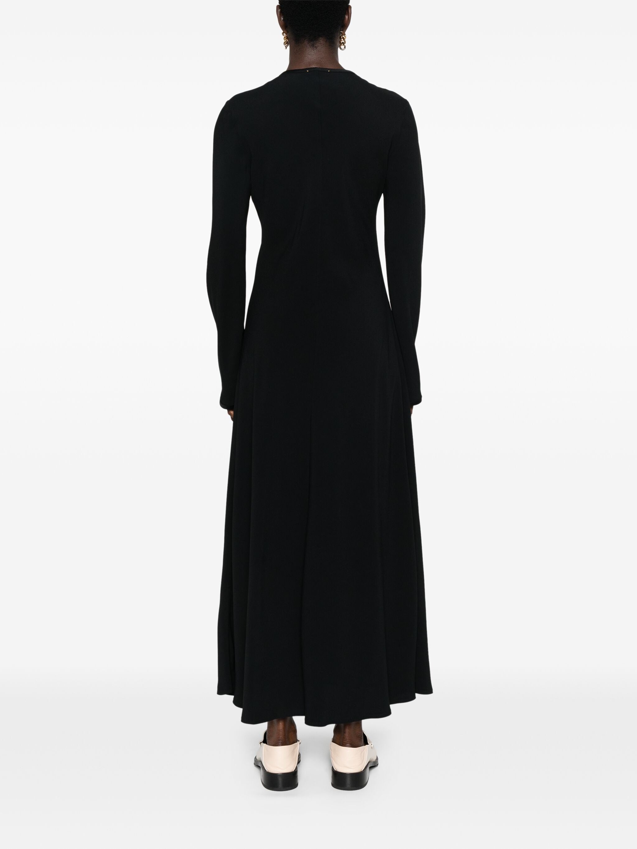 envers satin long sleeves dress