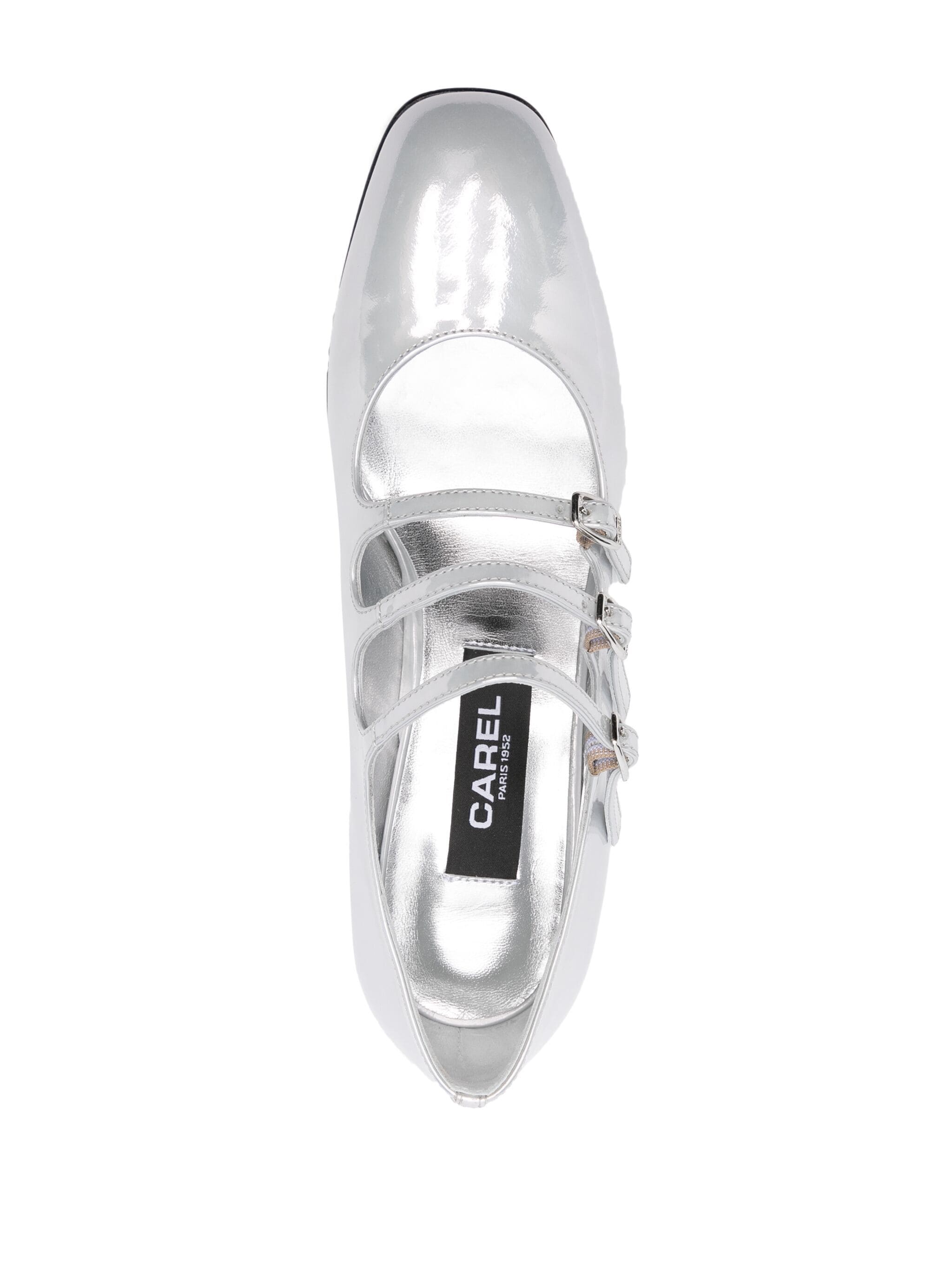 WHITE REFLEX PATENT LEATHER M