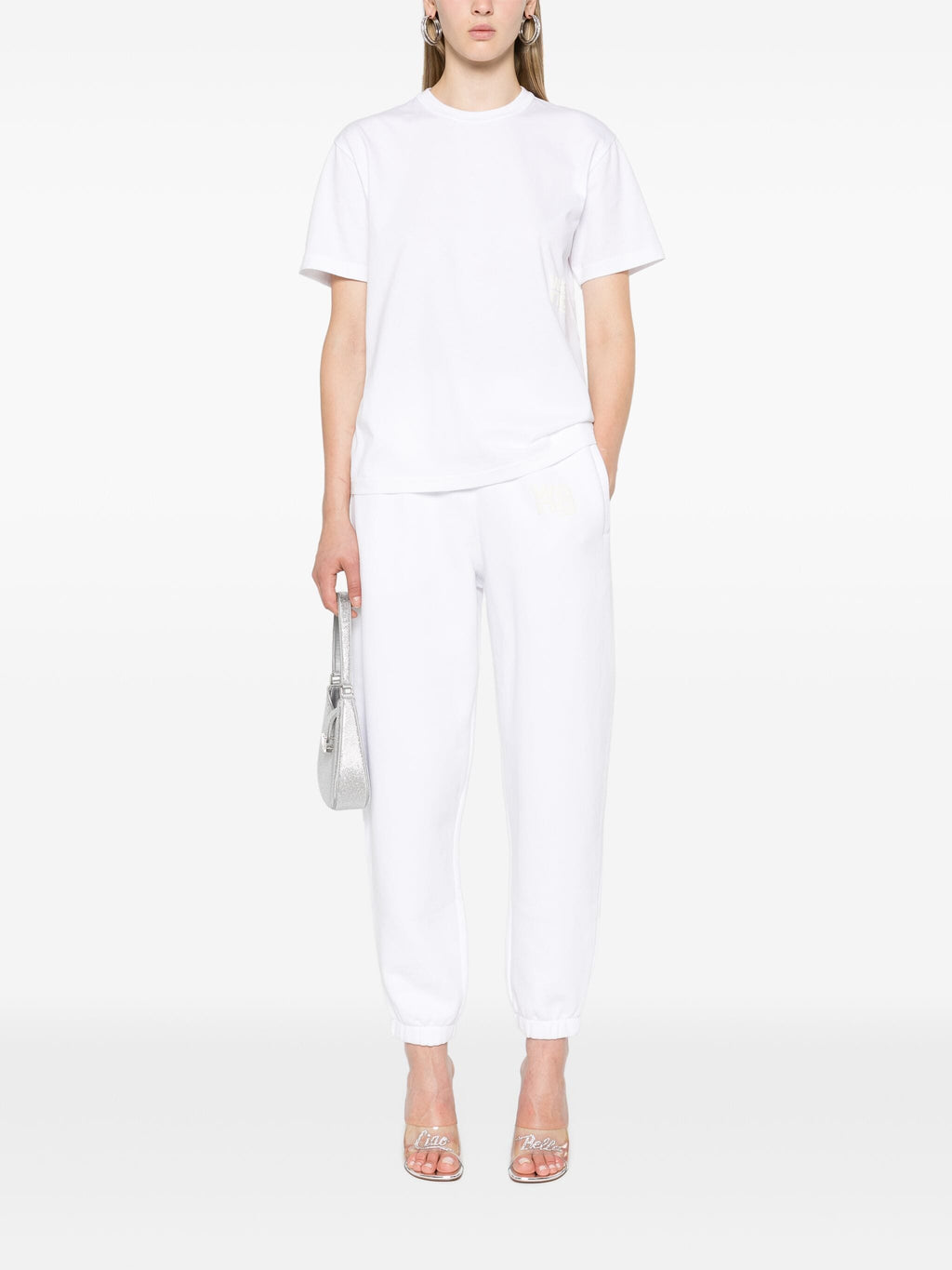 ESSENTIAL JSY SS TEE W/ PUFF LOGO & BOUND NECK