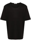 RIB U NECK T-SHIRT