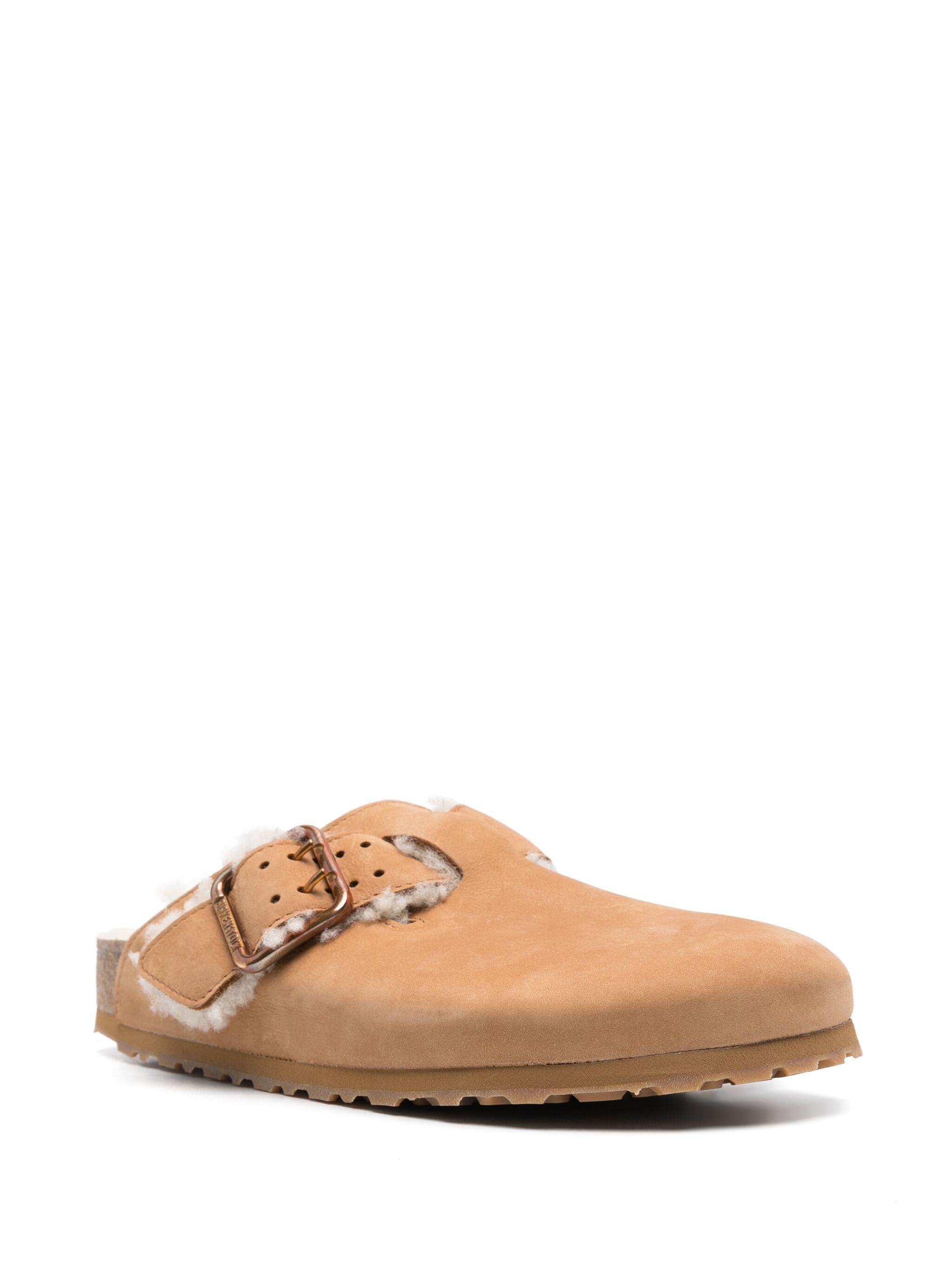 Boston Bold Shearling cognac, Natural Leather