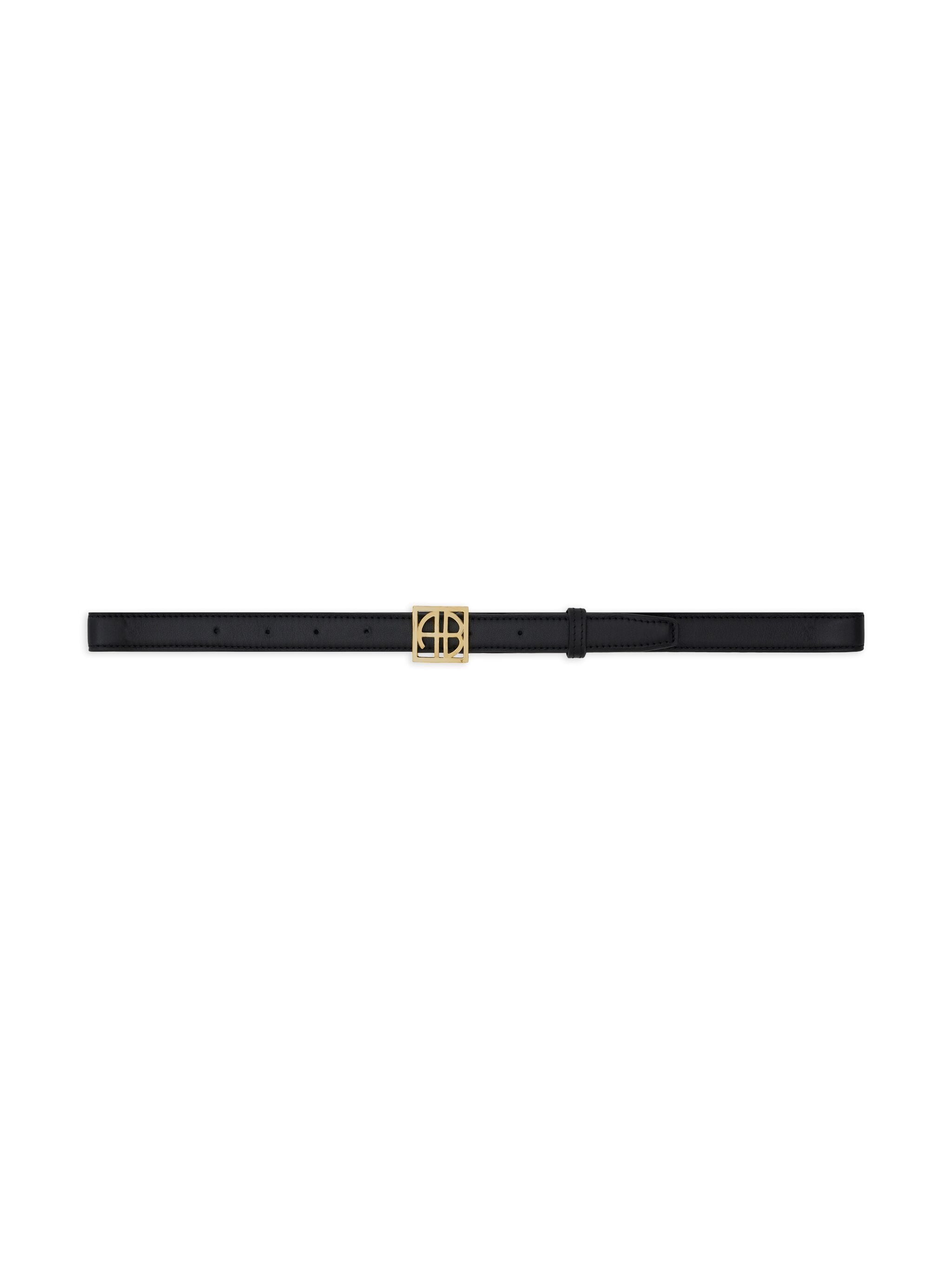 MONOGRAM BELT - BLACK