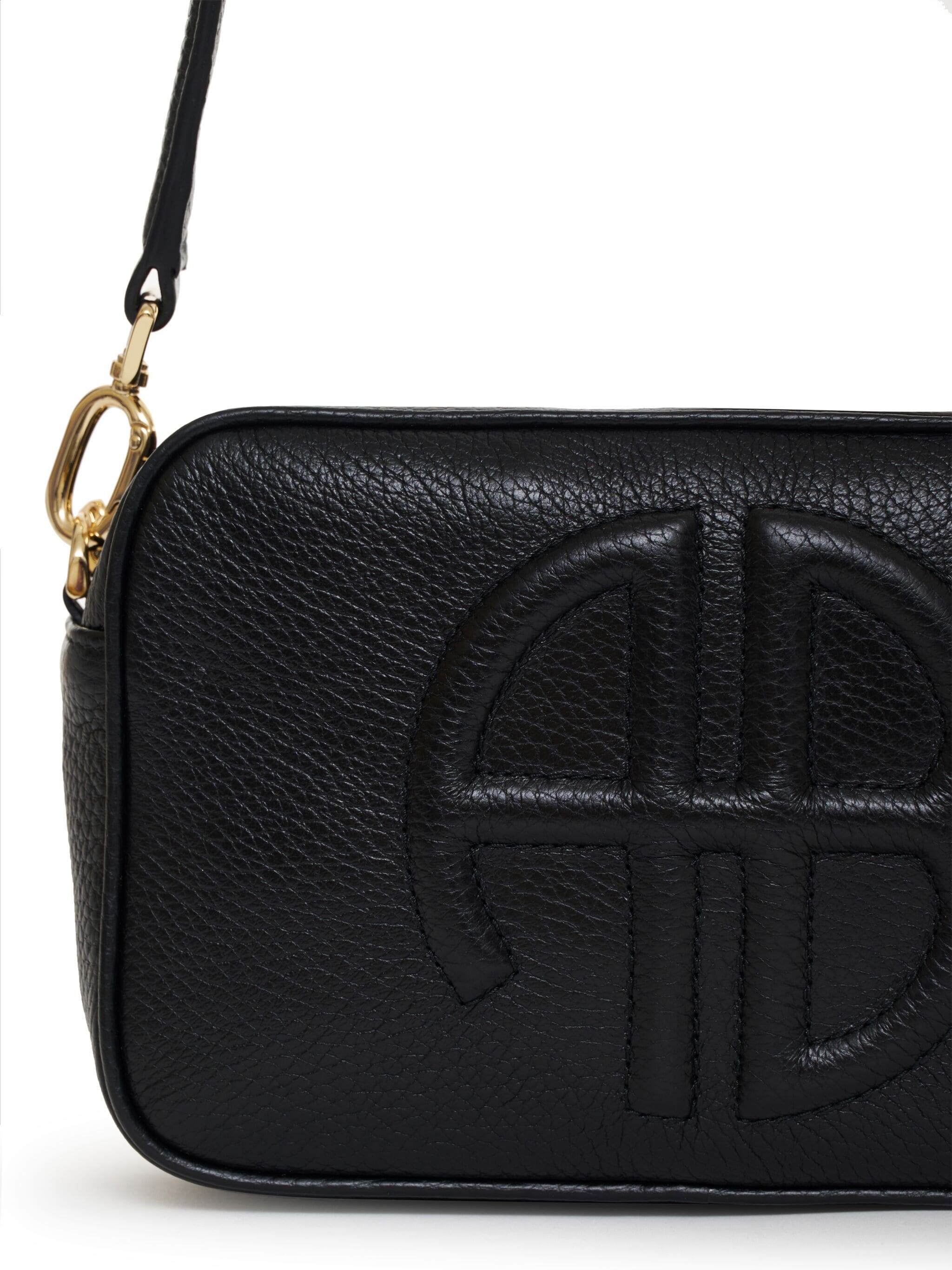 LILI BAG - BLACK PEBBLED