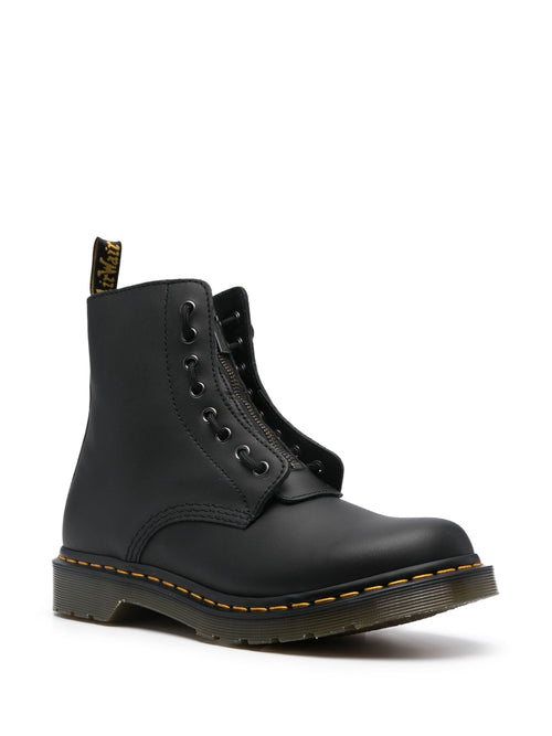 1460 Pascal Frnt Zip Black Nappa