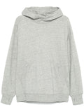 DIAGONAL RAISED FLEECE GOGGLE HOODED SWEATSHIRT
