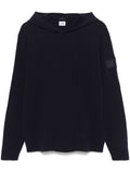 METROPOLIS SERIES EXTRA FINE MERINO WOOL HOODED SWEATSHIRT