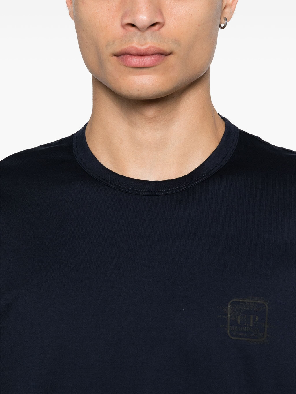 METROPOLIS SERIES MERCERIZED JERSEY SKETCHED GRAPHICS T-SHIRT