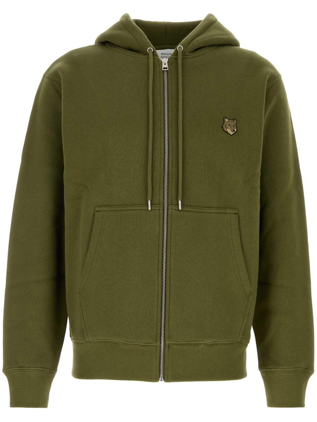 BOLD FOX HEAD PATCH COMFORT ZIPPED HOODIE
