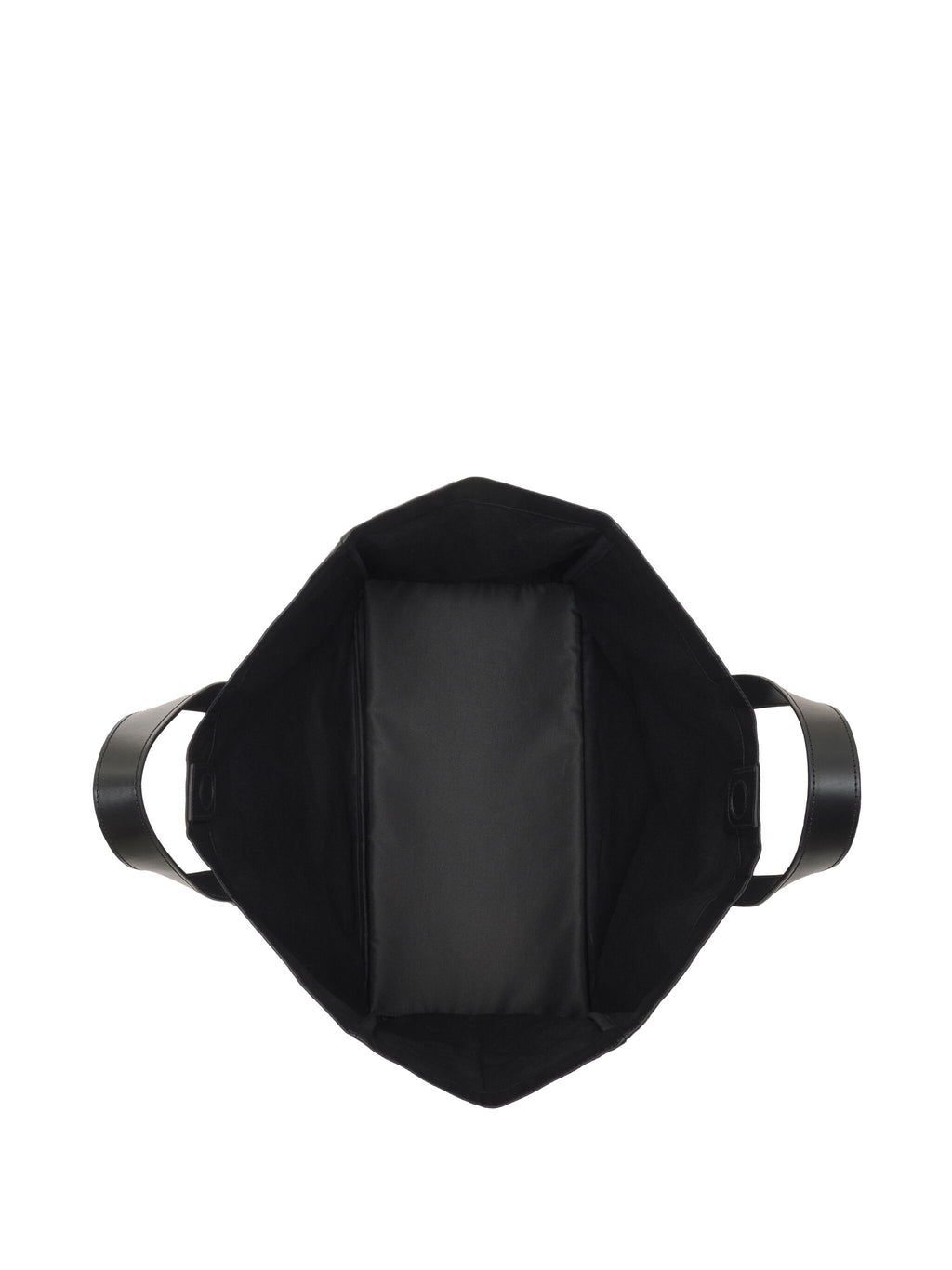 LARGE RIO TOTE  BLACK RECYCLED LEATHER