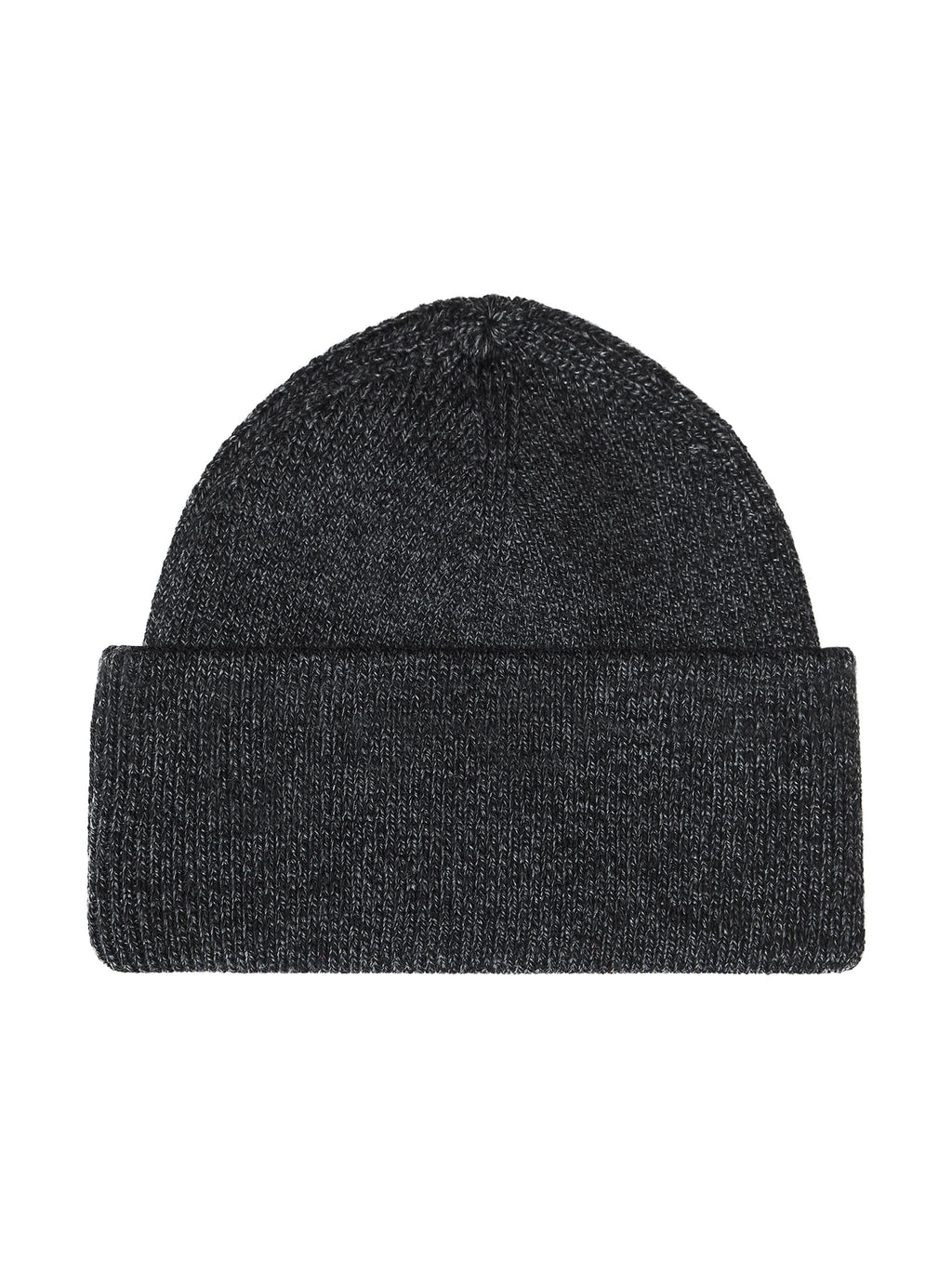 RIBBED BEANIE WITH DOMED LOGO PATCH