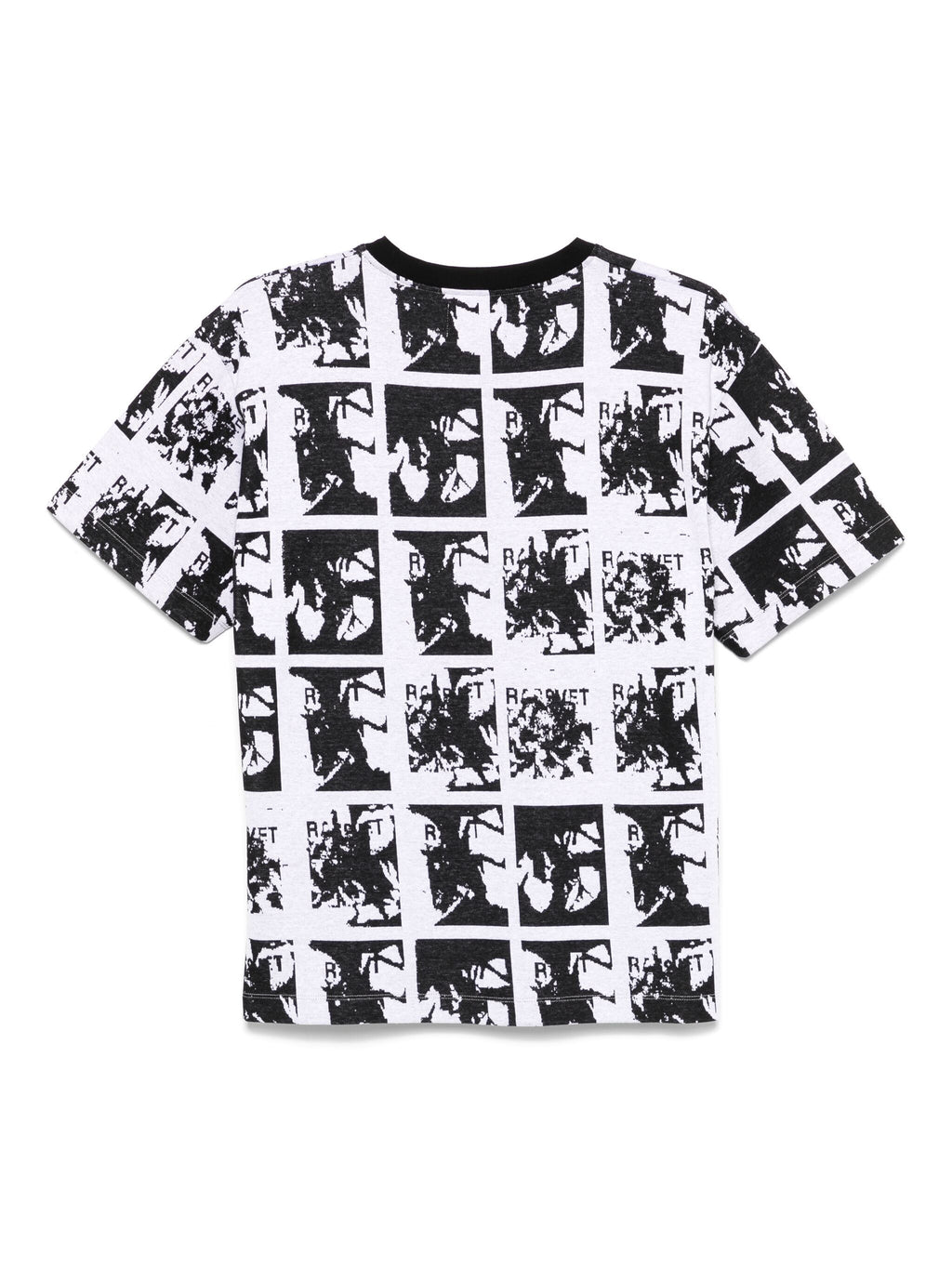 MEN FLOWER JACQUARD TEE SHIRT KNIT