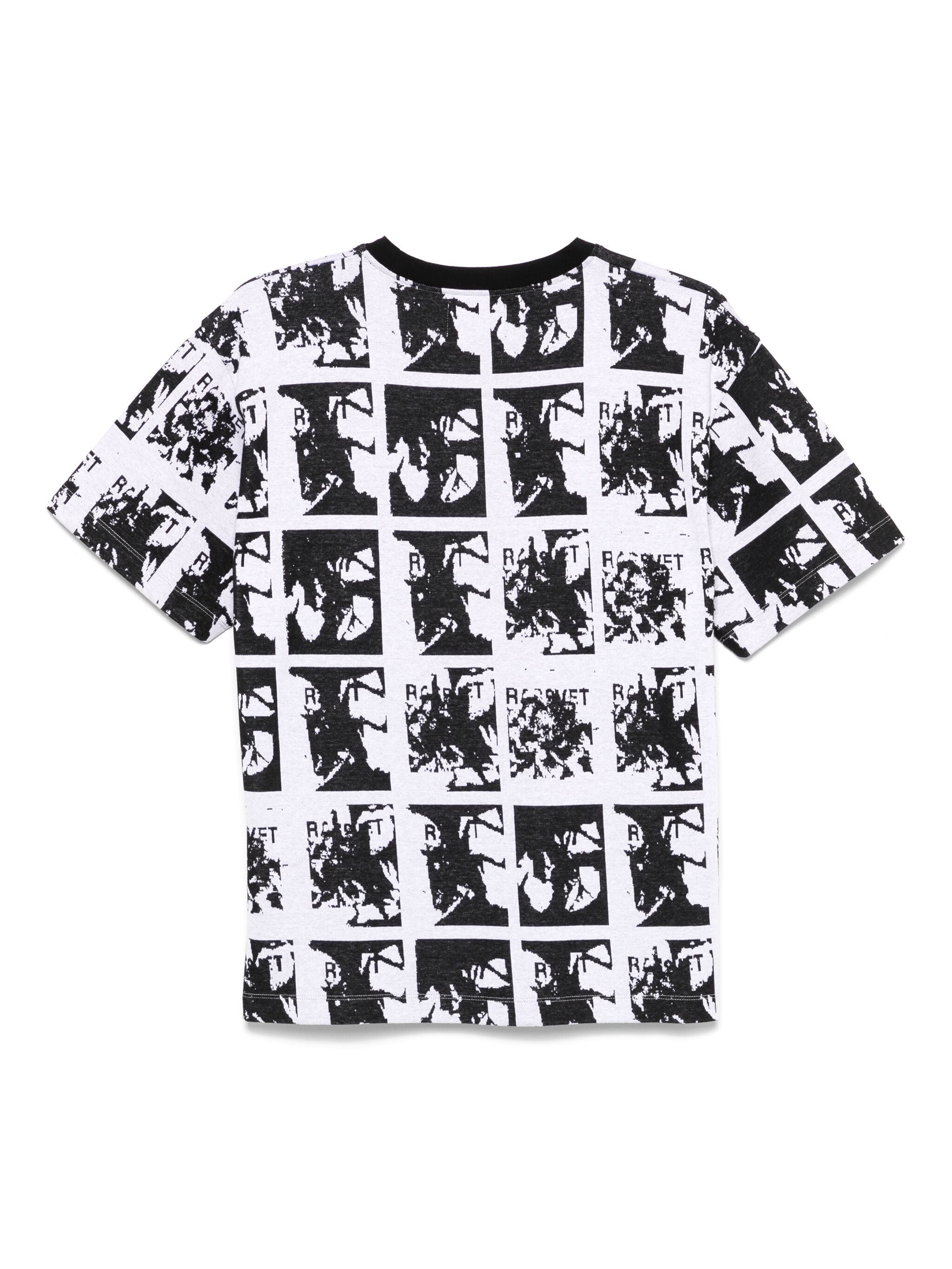 MEN FLOWER JACQUARD TEE SHIRT KNIT