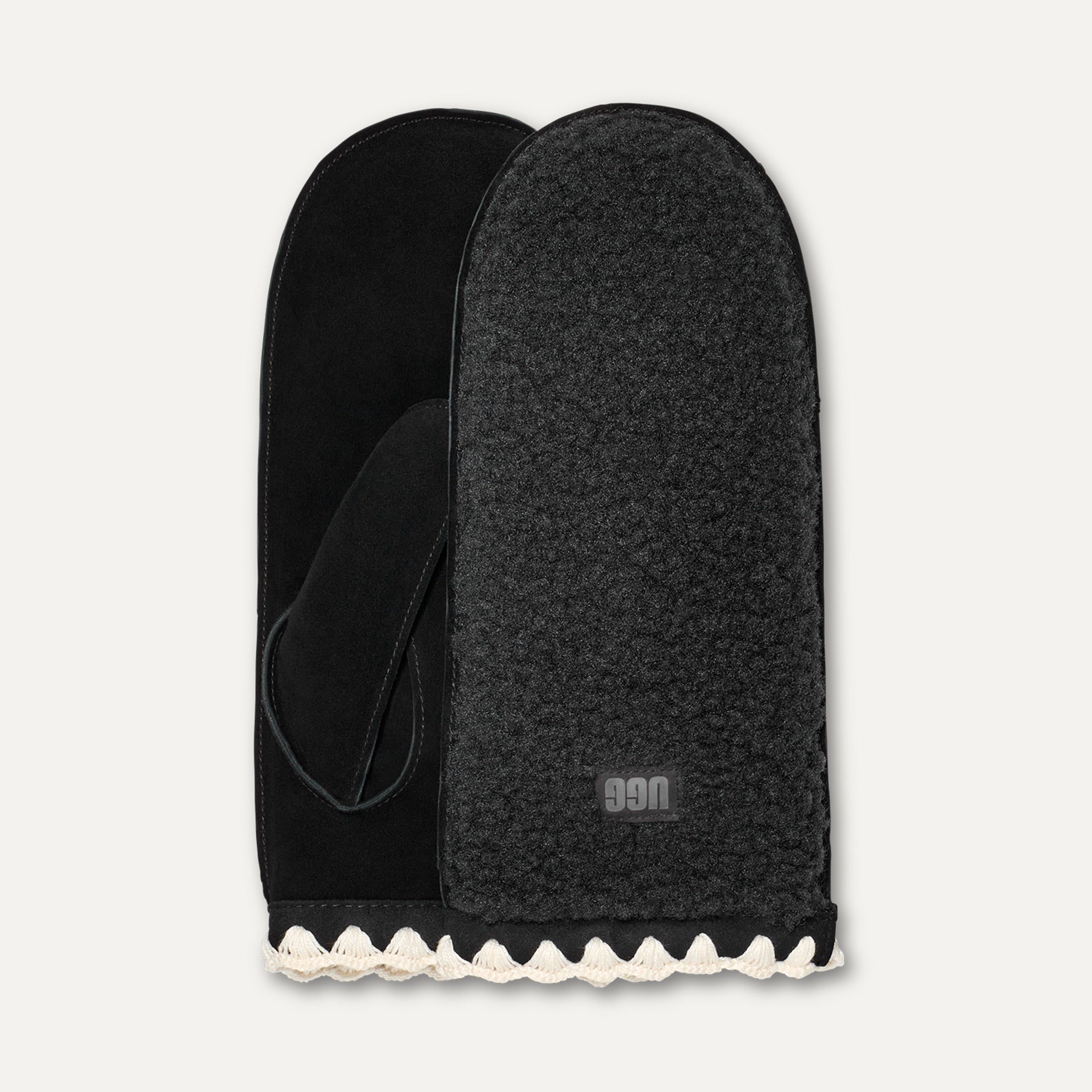 W UGGFLUFF SCALLOPED MITTEN