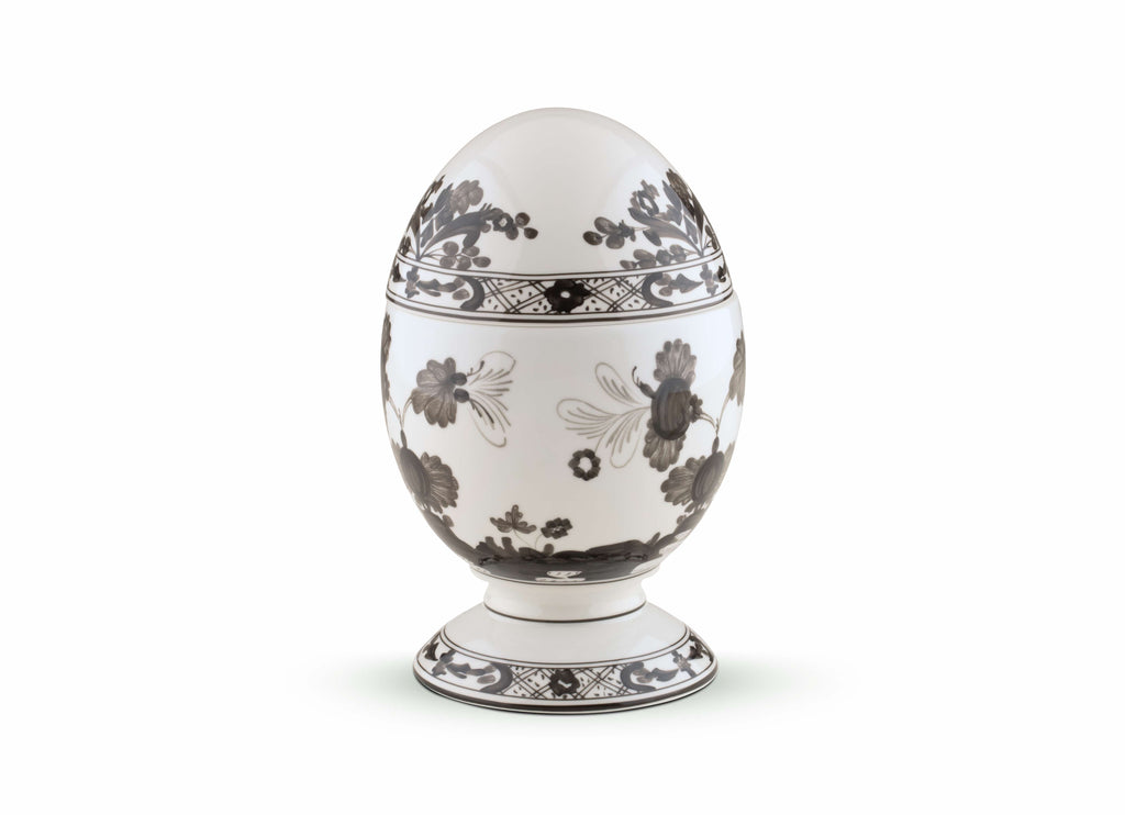 ORIENTE ITALIANO - OGGETTI UOVO CON COPERCHIO CM 21