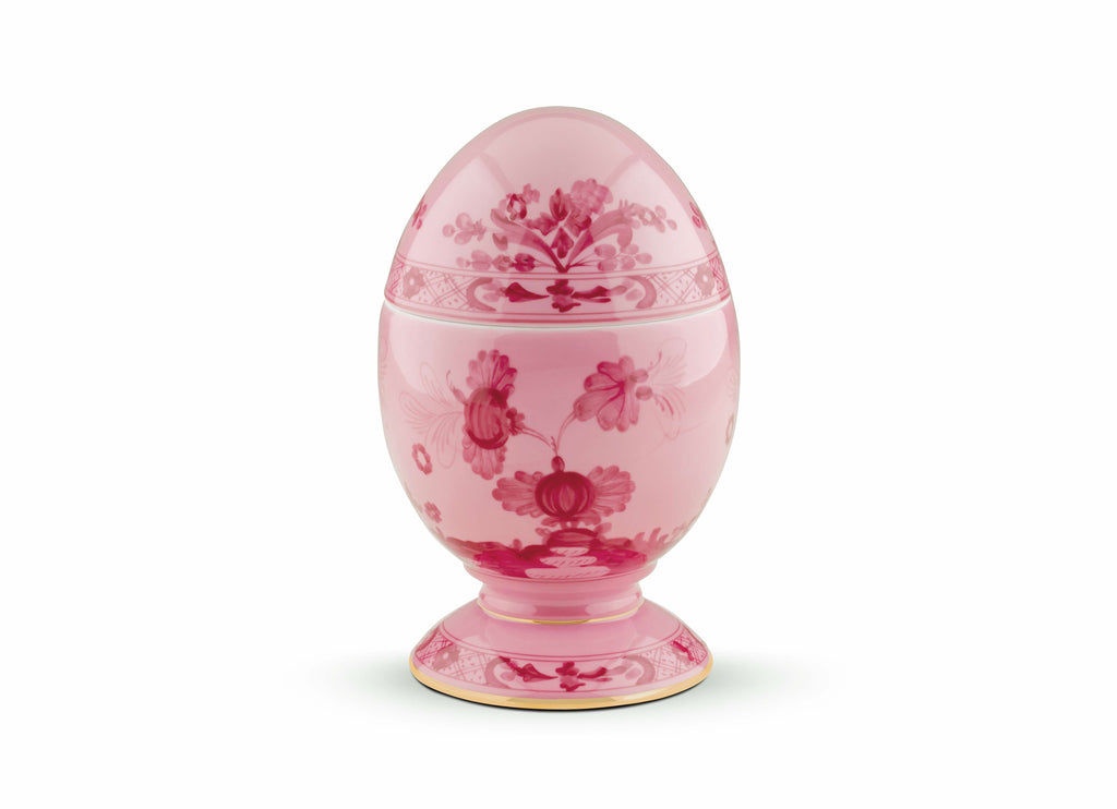 ORIENTE ITALIANO - OGGETTI UOVO CON COPERCHIO CM 21