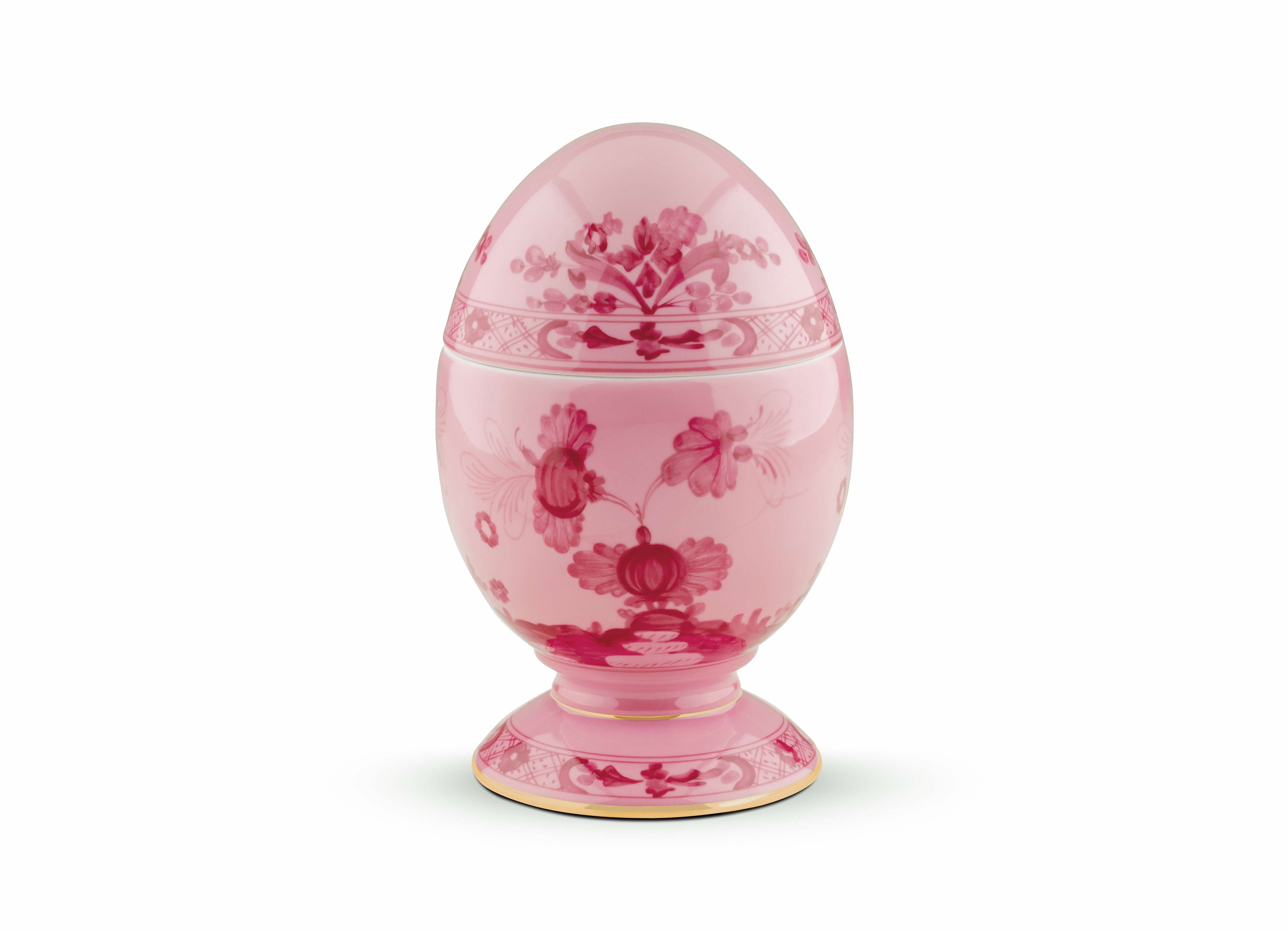 ORIENTE ITALIANO - OGGETTI UOVO CON COPERCHIO CM 21