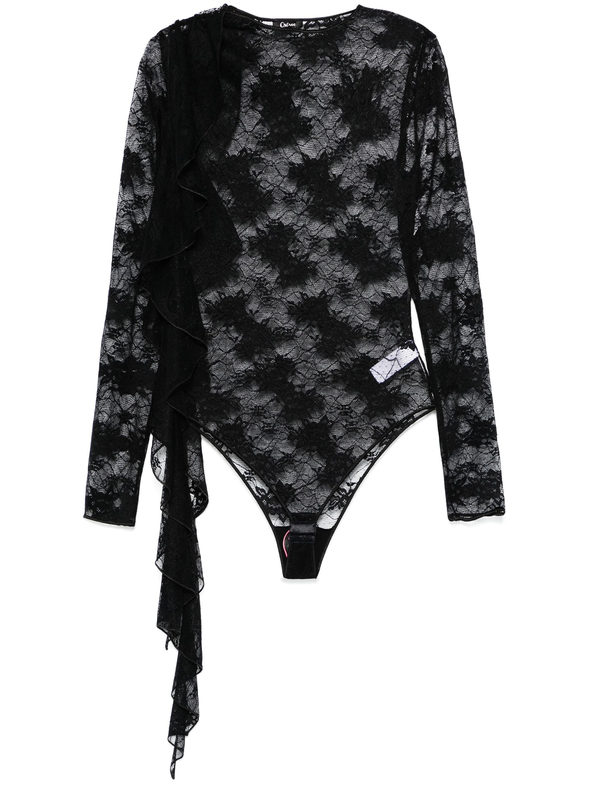 LACE VOLANT SLEEVES BODY