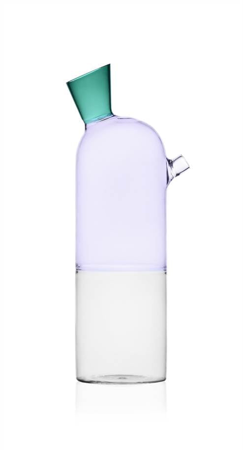 TRAVASI Bottle Clear/lilac/green