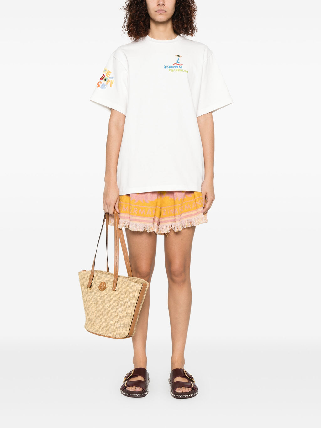 NADIA EMBROIDERED TEE