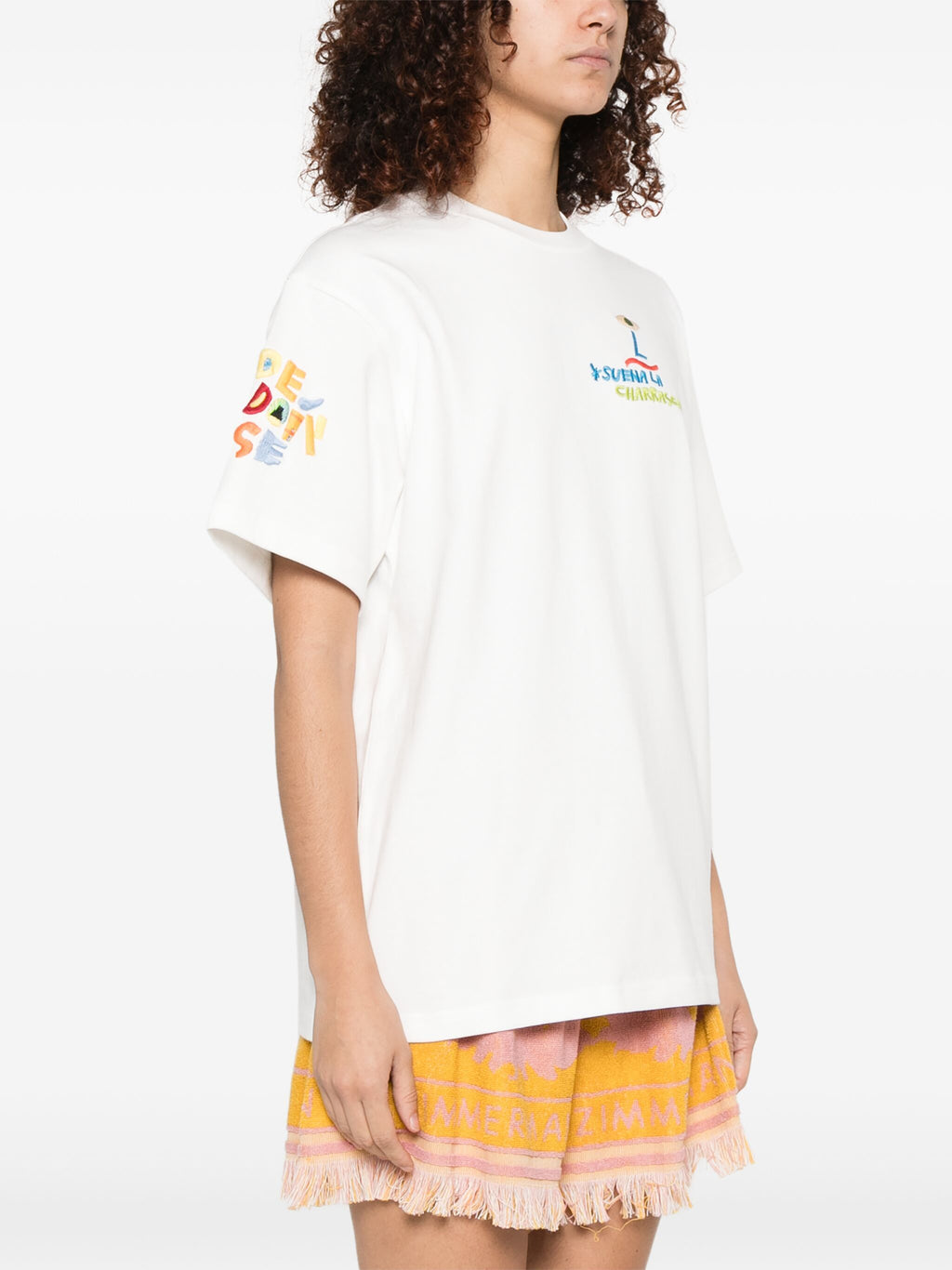 NADIA EMBROIDERED TEE