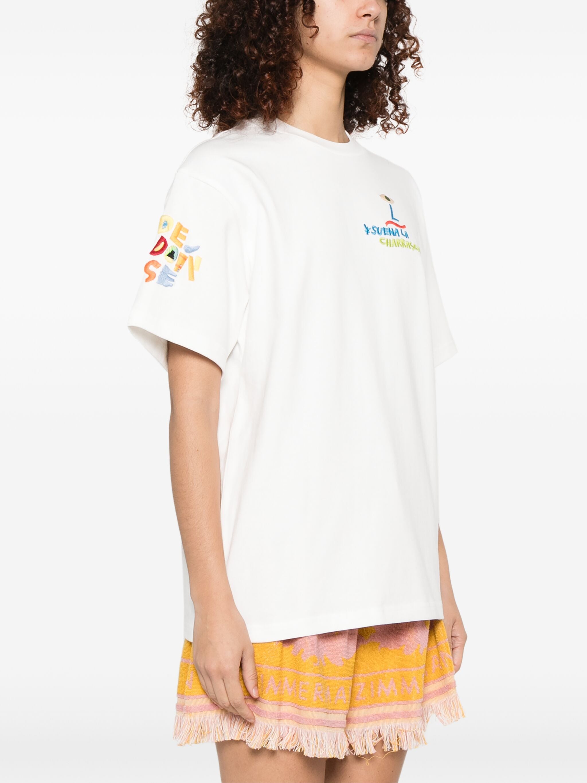 NADIA EMBROIDERED TEE