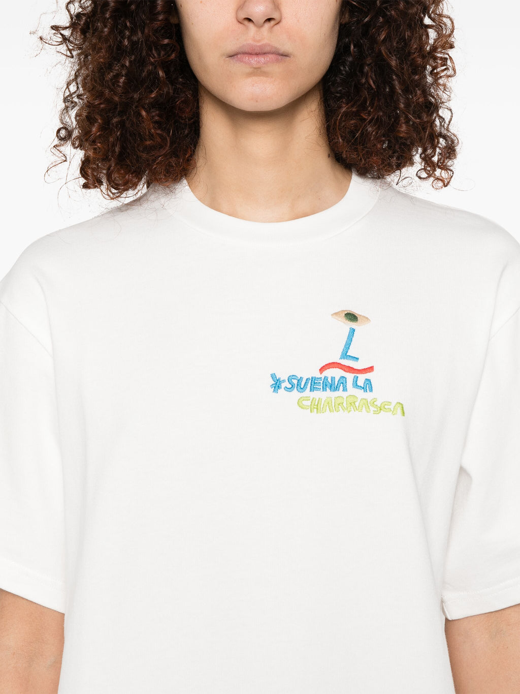 NADIA EMBROIDERED TEE